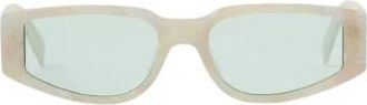 Paura Pearl Vegas Zonnebril - Heren - Zonnebrillen - Wit - ONE Size - Accessoires