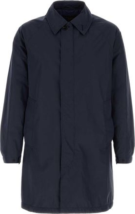 Palt&ograve; Blue Polyester Pierangelo Overcoat