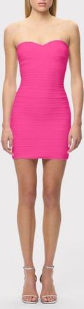 H&eacute;rve L&eacute;ger This Isla Strapless Bandage Minidress in Hot Pink at Nordstrom Rack, Size Xx-Small