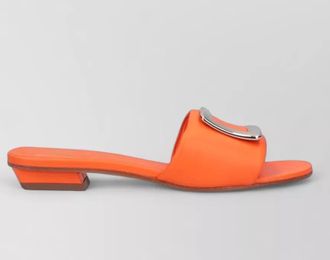 Roger Vivier leather padded mules