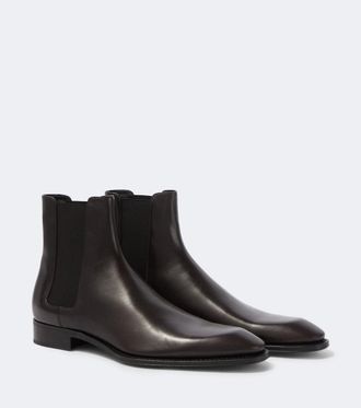 Saint Laurent Botas chelsea Aurelien de piel