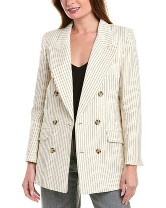 Frame Denim Linen-Blend Jacket