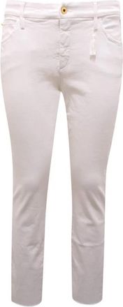 Cycle Brigitte Skinny Enkeltrousers - Dames - Chinos - Wit - W31 - Katoen - Broeken