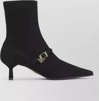 Prada suede ankle boots