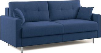 Divani.Store Megan Sof&aacute; Convertible En Microfibra Extra&iacute;ble 168 Cm (mat. 120x197) Azul