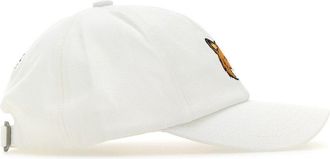 Maison Kitsun&eacute; Maison Kitsune MM06103WW0096 Embroidered Fox Baseball Cap - White