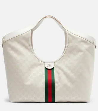 Gucci Shopper Giglio GG Large in canvas