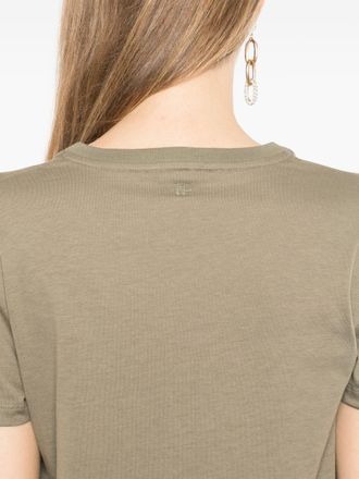 Tom Ford Womens T-Shirt Olive Green Cotton T-Shirts & Jerseys