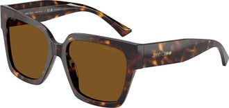 Jimmy Choo London JC5047B Polarized 500283 Womens Sunglasses Tortoiseshell Size 54