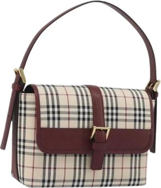 Burberry Pre-owned Vintage Handbag - Dames - Vintage Handtas - Beige - ONE Size - Vintage