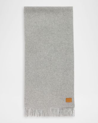 Vince Two-Tone Double Faced Cashmere Scarf