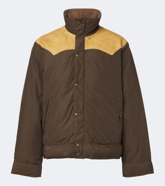 Ralph Lauren Giacca imbottita con pelle