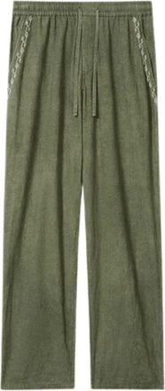 Isabel Marant Broeken, Heren, Groen, S, Katoen, Zabel Pants