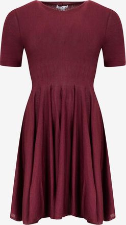 Alaia Feines Merinowoll-Strickkleid im Skater-Schnitt