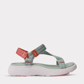 Lamofootwear Womens Solstice Hook & Loop Sandal In Mint