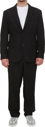 HUGO BOSS Karlo-Flips 251X Modern-fit Pak - Heren - Business pakken - Zwart - M - Katoen - Kostuums