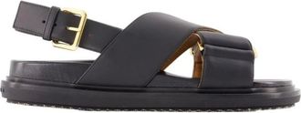 Marni Sandali Fussbett - - Shoes - Donna - Nero - 37 EU
