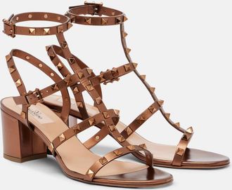 Valentino Garavani Sandali Rockstud in pelle