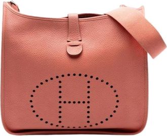 Herm&egrave;s Pre-owned Evelyne III Schoudertas - Dames - Vintage Schoudertas - Roze - ONE Size - Leer - Vintage