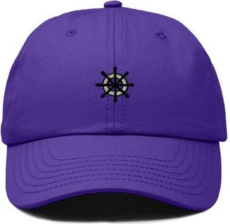 Dalix Ship Wheel Dad Hat in Purple at Nordstrom
