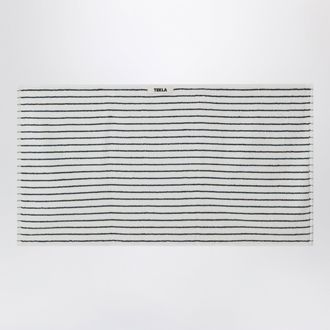 Tekla White striped towel 50x90