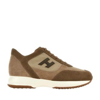 Hogan Interactive Sneakers - Heren - Sneakers - Bruin - 40 EU - Leer - Schoenen