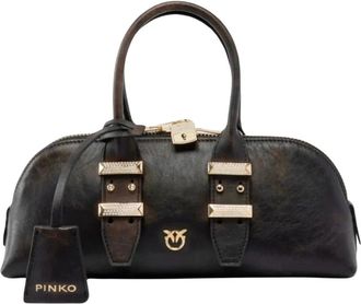 Pinko Bowling Bag Horizontal Cloud L - - Bags - Donna - Marrone - ONE SIZE
