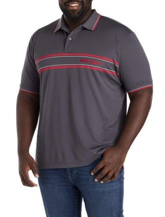 Psycho Bunny Big & Tall Ives Sport Polo Shirt in Blackened Pearl at Nordstrom, Size Xx-Large