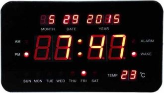 Trade Shop Trade Shop - Electronmento Digital Electr&oacute;nico Luz Led Con Temperatura De Datos