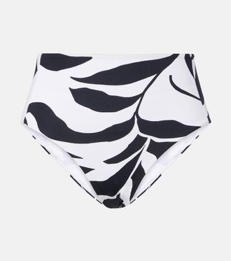 Max Mara Stilla floral high-rise bikini bottoms