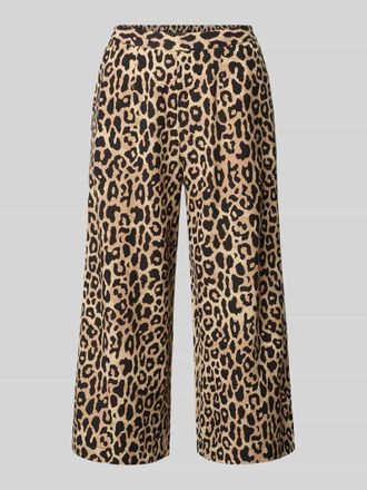 Vila Stoffhose aus Viskose-Mix im Allover-Look Modell PRISILLA in Beige, Gr&ouml;&szlig;e 38