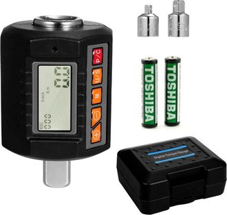 OEM Llave Dinamom&eacute;trica Con Adaptador De 6-200 Nm, Reducci&oacute;n De 1/2 Crv, Electr&oacute;nica