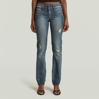 G-Star Radar Slim Straight Jeans - Midden blauw - Dames