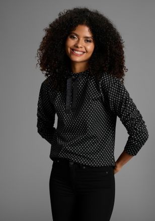 Kangaroos Sweatshirt KANGAROOS, Damen, Gr. 40/42, schwarz, Sweatware, Obermaterial: 97% Polyester, 3% Elasthan, figurumspielend h&uuml;ftbedeckend, angesetztes B&uuml;ndc