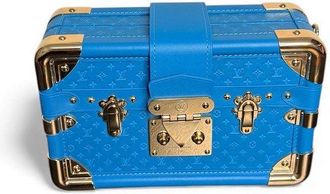 Louis Vuitton Pre-owned Womens Petit Malle Nanogram - Blue Calf Leather - One Size
