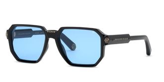 Philipp Plein SPP202M Z42Y Mens Sunglasses Black Size 57