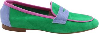 &Egrave; Mia Alma - Dames - Loafers - Groen - 36 EU - Schoenen