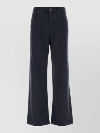 Miu Miu denim jeans wide leg back pockets