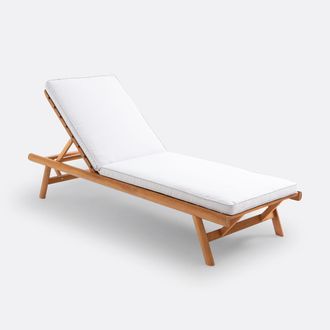 La Redoute Interieurs Ligbed in eucalyptus met matras, Ufni