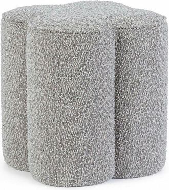 BIZZOTTO Pouf effetto bouclè - walker - Colore: Grigio