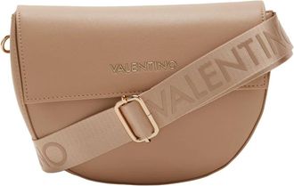 Mario Valentino Tassen, Dames, Beige, ONE Size, Leer, Bigs Faux Leather Crossbody Bag