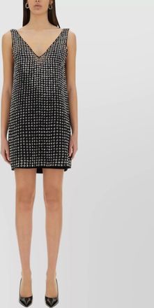 Max Mara v-neck sleeveless mini dress rita
