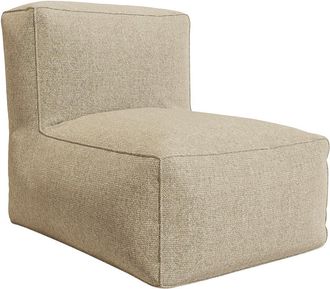 Vente-Unique Sill&oacute;n de jard&iacute;n de tela - Beige - NOUMARA de MYLIA