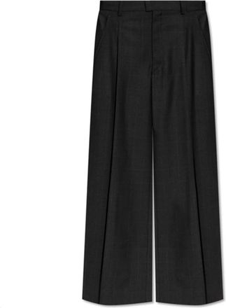 Isabel Marant Antraciet Romina Broek - Dames - Wijde Broeken - Zwart - M - Broeken