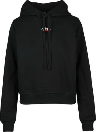 Diesel Hoodie - Dames - Hoodies - Zwart - M - Katoen - Hoodies & sweatvesten