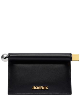 Jacquemus The Small Rond Carre Leather Clutch