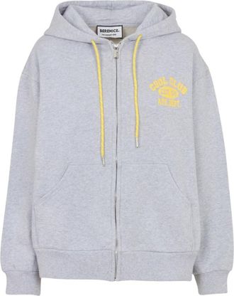 BERENICE Sudadera con cremallera - Dames - Vesten met rits - Grijs - M - Hoodies & sweatvesten