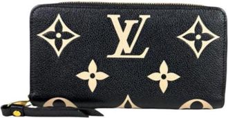Louis Vuitton Pre-owned Long Wallet (Bi-fold) - Dames - Vintage Accessoires - Zwart - ONE Size - Leer - Vintage
