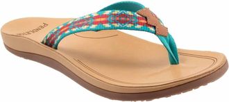 Pendleton Womens Carico Lake Thong Sandal In Turquoise