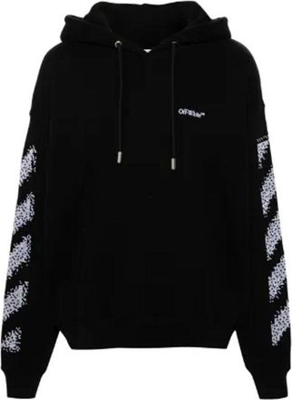 Off-white Black Cotton Mens Sweatshirt